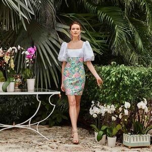 Lilly Pulitzer x Badgley Mischka Claudia Dress, limited-edition, Size 8